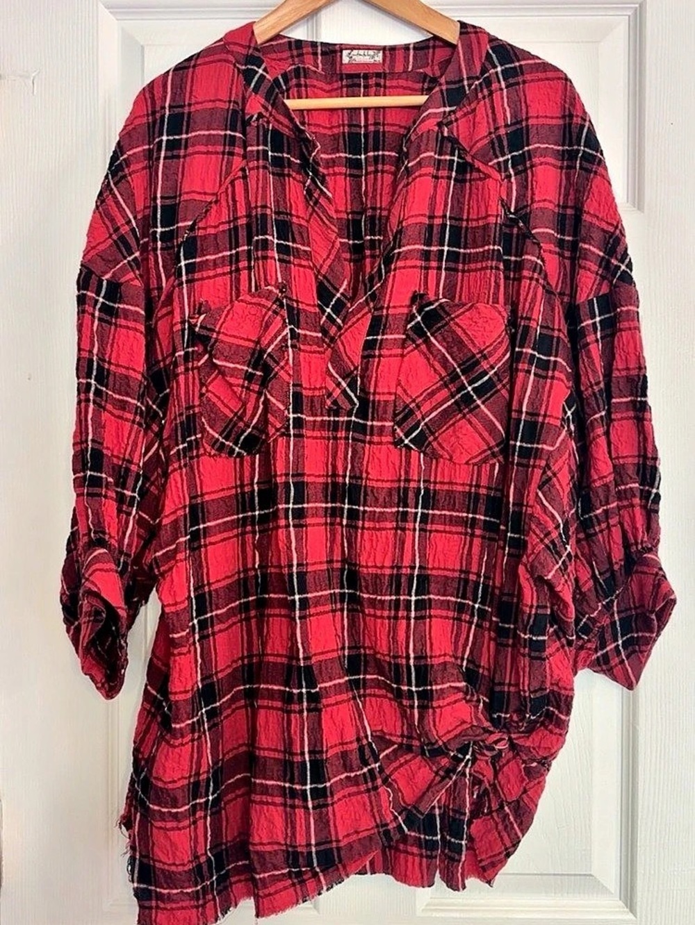 Free People OVERSIZED Not Your Boyfriend’s Tunic Size Small